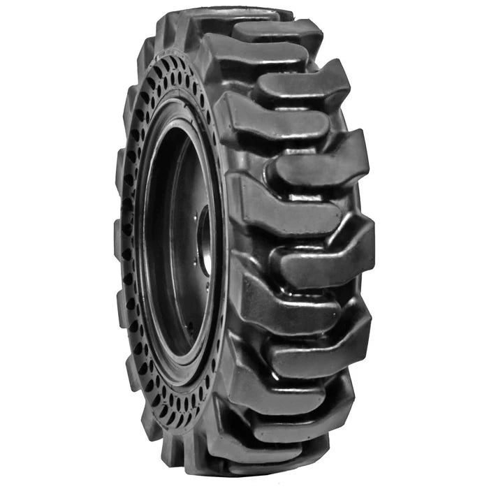 10-16.5 Left Mounted Standard Duty Solid Rubber Tire