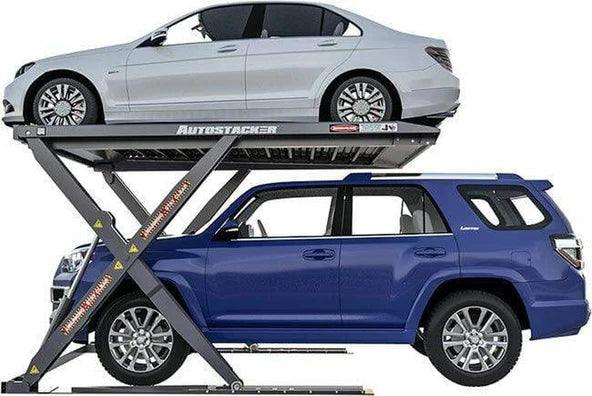 Autostacker Parking lift with a capacity of 6,000 pounds / Standard Version / Aft Control Kit / Galvanized / MPU Required