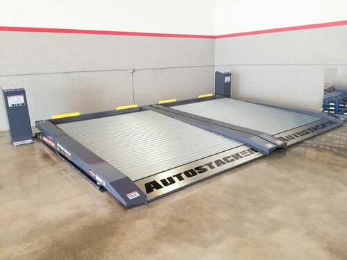 Autostacker 6,000 lbs. Capacity Parking Lift / Extra-Wide / Rear Control Kit / Galvanized / MPU Required