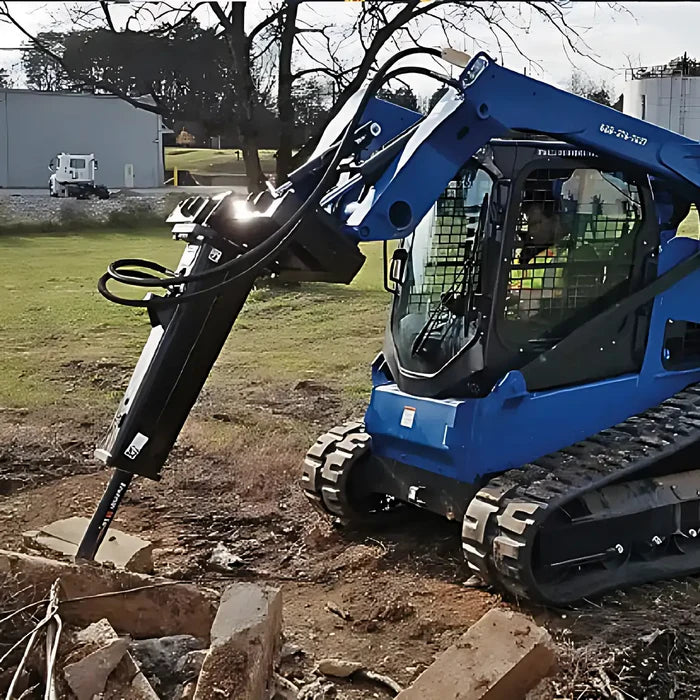 Blue Diamond Skid Steer Concrete Breaker