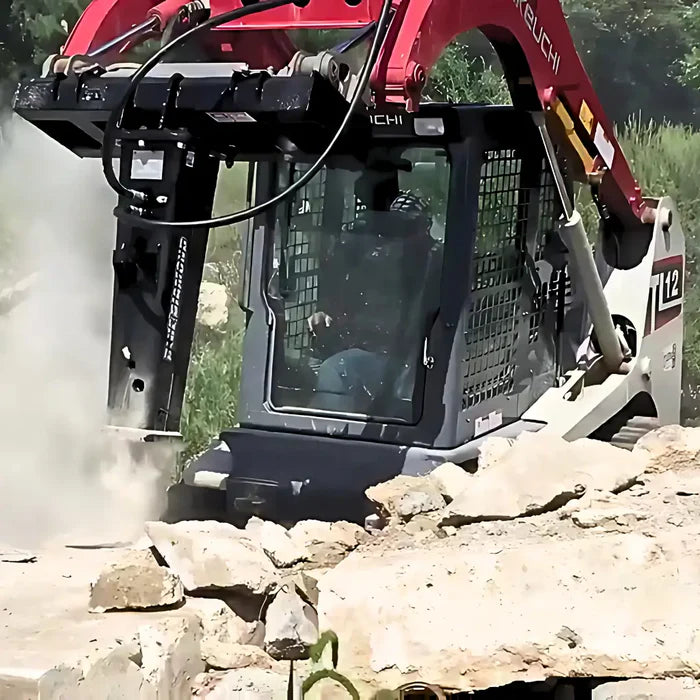 Blue Diamond Skid Steer Concrete Breaker