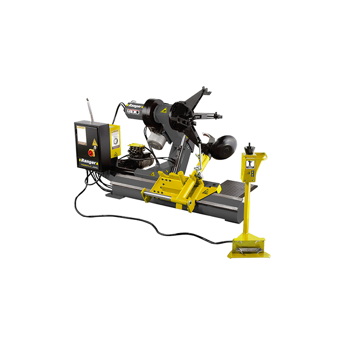 Ranger Heavy-Duty Truck Tire Changing Machine / Single-Phase Power Supply (208-240V, 50/60hz) / Striking Gray-Yellow Color Scheme