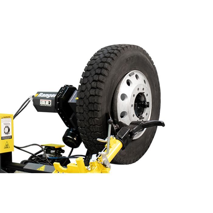 Ranger Heavy-Duty Truck Tire Changing Machine / Single-Phase Power Supply (208-240V, 50/60hz) / Striking Gray-Yellow Color Scheme