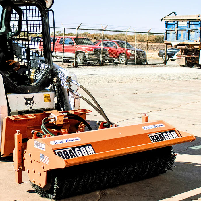 Broce Broom BBA Series Manual Skid Steer Angle Broom