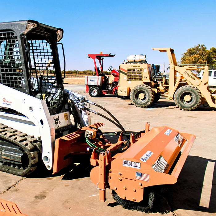 Broce Broom BBA Series Manual Skid Steer Angle Broom