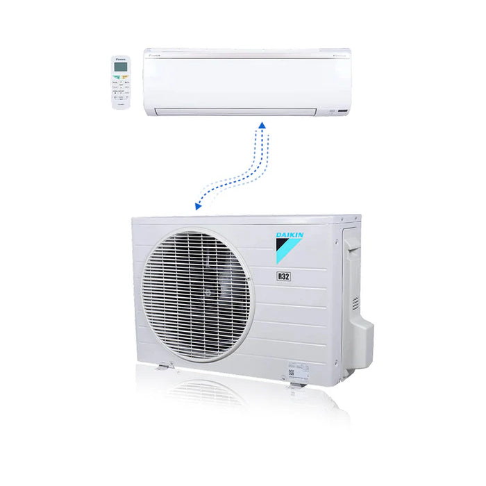 Daikin Entra Series 12000 BTU 18 SEER2 Single Zone Ductless Mini Split Heat Pump System - R32