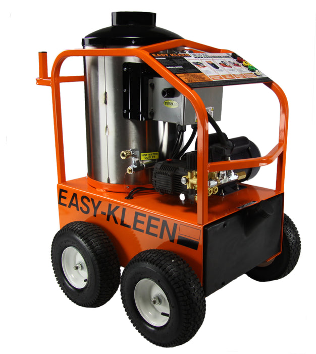 Easy Kleen Commercial Oil Fired Hot Water Electric Pressure Washer 1500 PSI - 110 Volts - 1 Phase