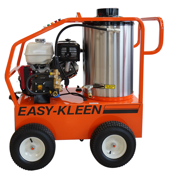 Easy Kleen Commercial Oil Fired Hot Water Gas Pressure Cleaning System 4000 PSI- 13 HP - 12 Volts