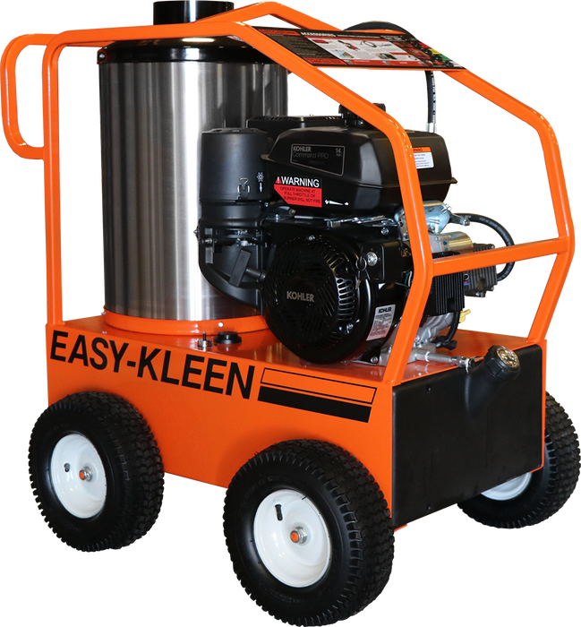 Easy Kleen Commercial Oil Fired Hot Water Gas Pressure Cleaning System 4000 PSI - 14HP - 12 Volts