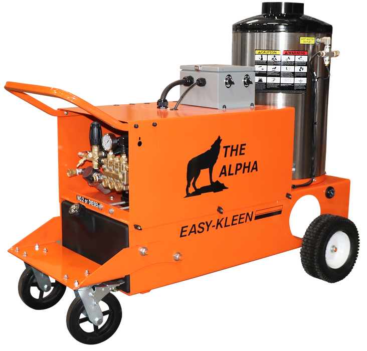 Easy Kleen Industrial Oil Fired Hot Water Pressure Washer 3000 PSI - 7.5HP - 230 Volts 3 Phases