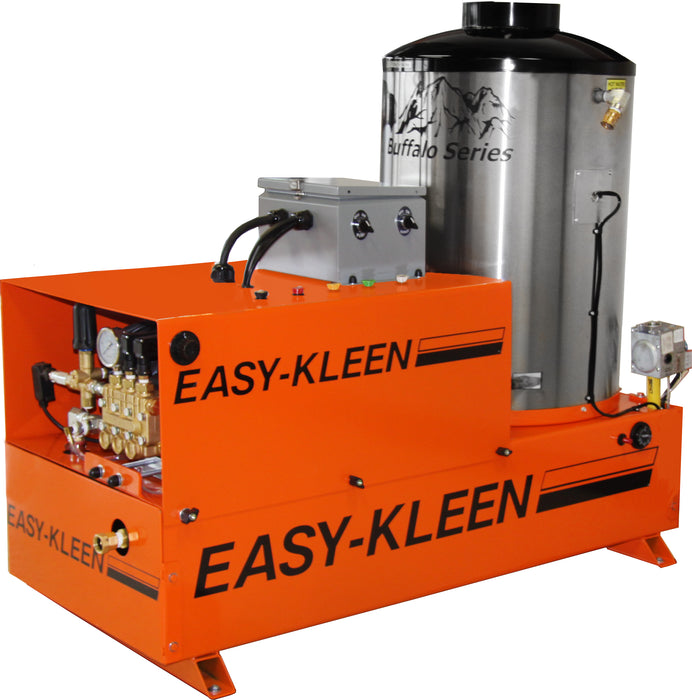 Easy Kleen Industrial Gas Fired Hot Water Pressure Cleaning System 2000 PSI - 22o Volts 1 Phase - 5HP