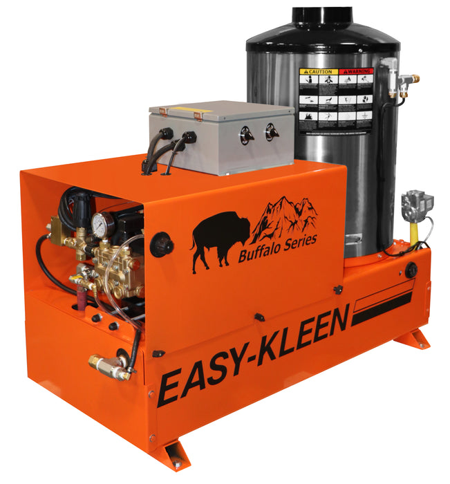 Easy Kleen Industrial Gas Fire Hot Water Pressure Cleaning System 2000 PSI - 5HP - 220 Volts 1 Phase