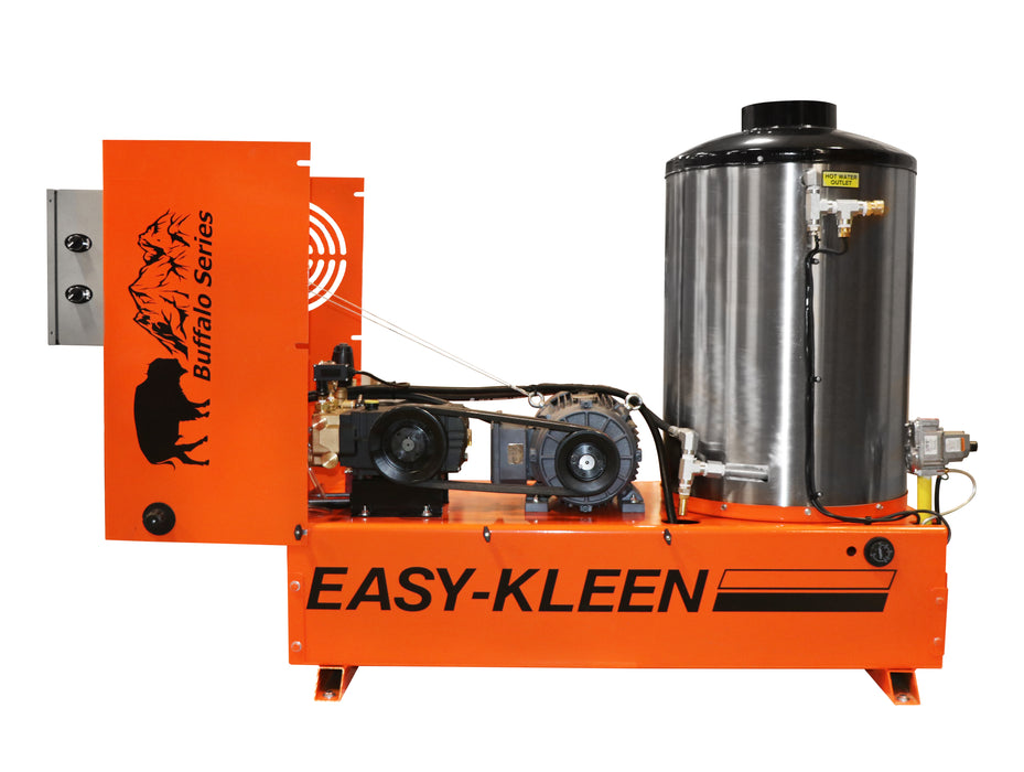 Easy Kleen Industrial Gas Fire Hot Water Pressure Cleaning System 2000 PSI - 5HP - 220 Volts 1 Phase