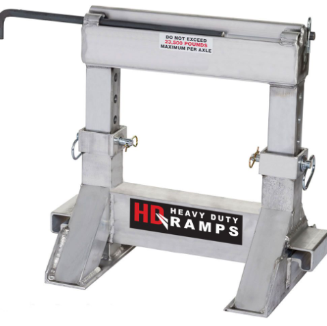 Heavy Duty Ramps Pair of Adjustable Stands with Height Range of 18" to 24"