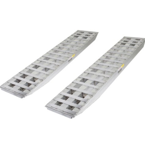 Heavy Duty Ramps Pair of Ramps with 18" x 96" Dimensions and a Capacity of 23,500 lbs Each  Sold in Sets of Two, Featuring 5" Tubes