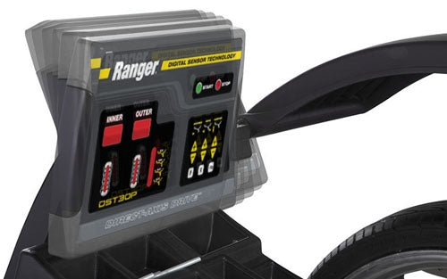 Combo Package: Ranger R80EX Tilt Back Dual-Tower Assist Tire Changer paired with DST30P Wheel Balancer equipped with a 40mm Shaft.