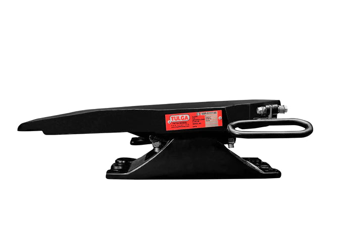 Tulga T.25.D.2" Cast Ductile Iron Low Profile Fifth Wheel Hitch Plate (Mid Sized and Heavy Duty Load Applications) For Semi Trucks