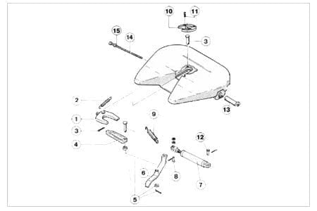 Tulga T.22.SP.2" Formed Steel Model Air Release Pneumatic Fifth Wheel Hitch Plate for Standard Duty For Yard Trucks, Spotter Trucks, Terminal Tractors