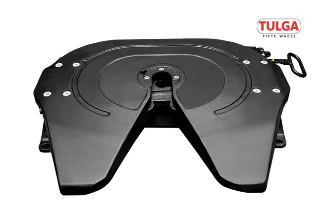 Tulga T.25.D.2" Cast Ductile Iron Low Profile Fifth Wheel Hitch Plate (Mid Sized and Heavy Duty Load Applications) For Semi Trucks