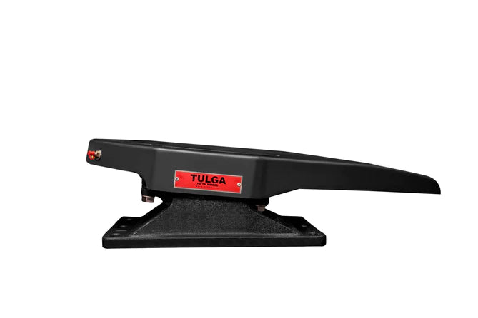 Tulga T36D 2" & 3.5" Heavy-Duty Cast Steel Fifth Wheel Hitch Plate Model designed for robust loading applications in semi-trailer trucks.