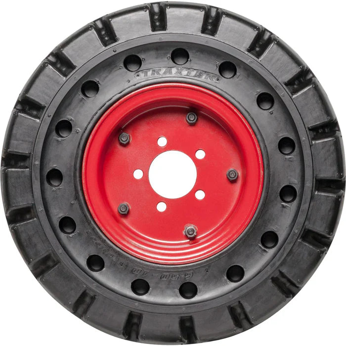 5.70-12 Non-Directional Mounted Extreme Duty Solid Rubber Tire