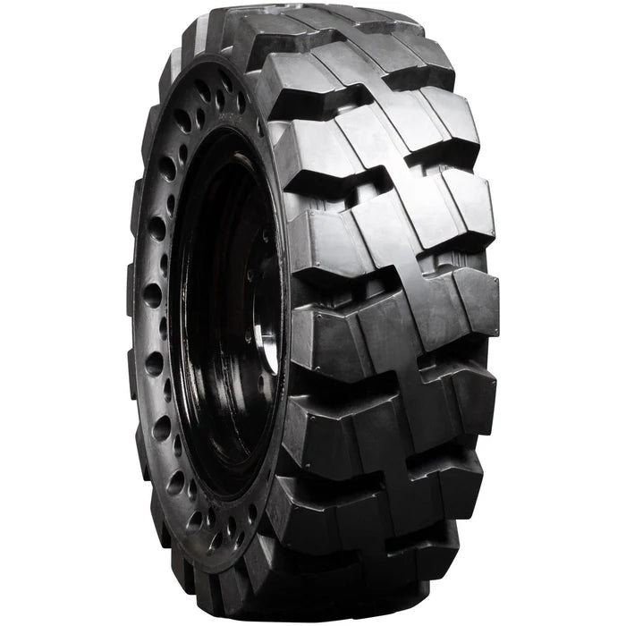 10-16.5 Non-Directional Mounted Extreme Duty Solid Rubber Tire