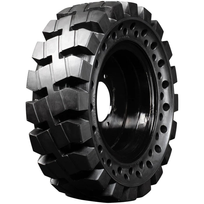 10-16.5 Non-Directional Mounted Extreme Duty Solid Rubber Tire