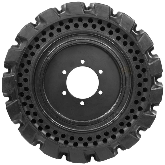 10-16.5 Left Mounted Standard Duty Solid Rubber Tire