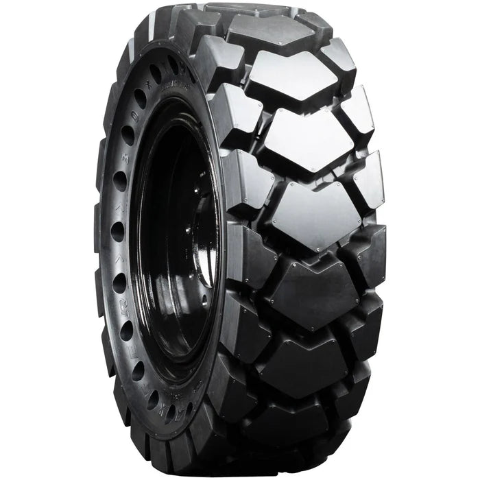 10-16.5 Right Mounted Extreme Duty Solid Rubber Tire