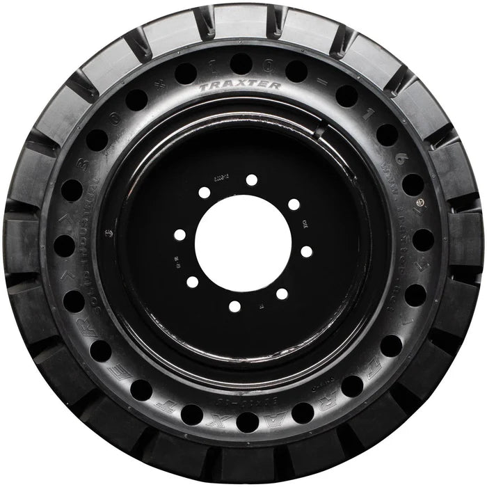 10-16.5 Right Mounted Extreme Duty Solid Rubber Tire