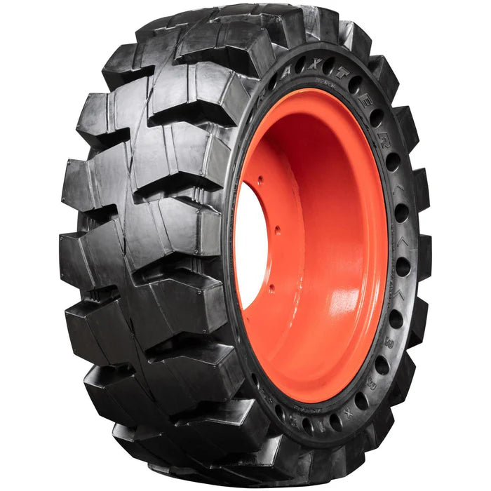 12-16.5 Non-Directional Mounted Extreme Duty Solid Rubber Tire