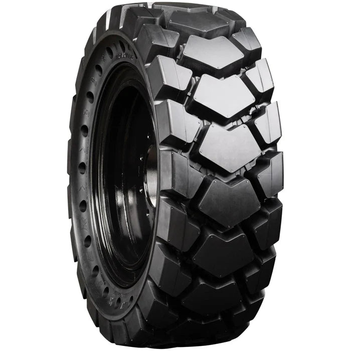 12-16.5 Right Mounted Extreme Duty Solid Rubber Tire