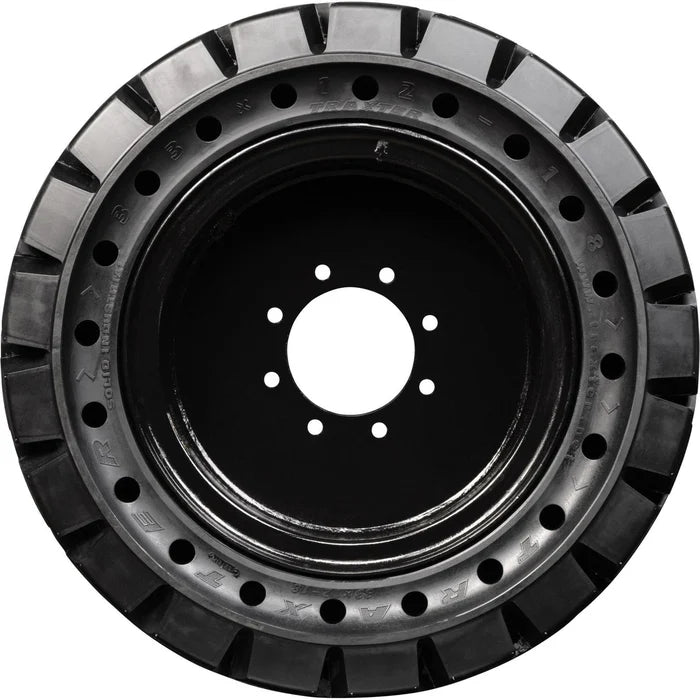 12-16.5 Right Mounted Extreme Duty Solid Rubber Tire