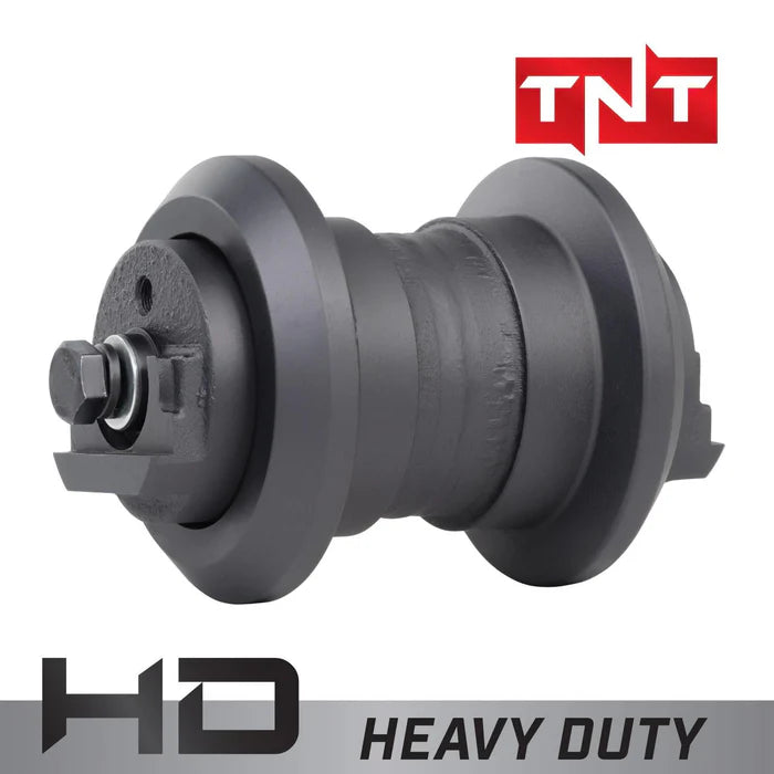 John Deere 50D track roller for steel tracks only.